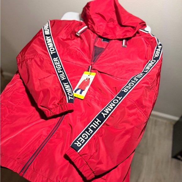 Tommy Hilfiger Kids Red Raincoat - Picture 2 of 4